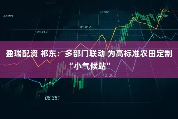 盈瑞配资 祁东：多部门联动 为高标准农田定制“小气候站”